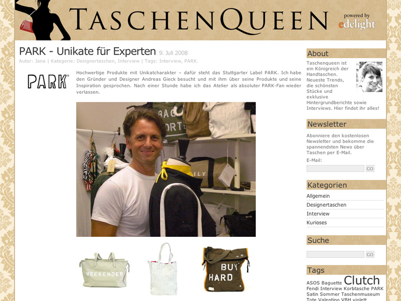 Der edelight Taschen Blog Taschenqueen Taschenqueen
